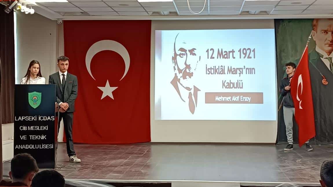 12 Mart İstiklal Marşı'nın Kabulü ve Mehmet Akif Ersoy'yu Anma Günü